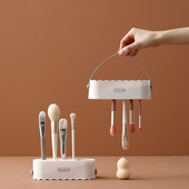 化妆刷清洗晾晒工具硅胶清洗碗收纳盒子粉扑美妆蛋清洁神器晾晒架