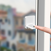 防开窗户儿童安全锁扣卡扣固定限位器宠物移门锁抽屉高门衣柜拉手