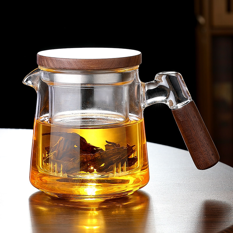 玻璃泡茶壶耐高温加厚隔热过滤
