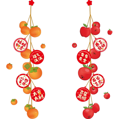 2026新款窗花新年装饰品静电门贴