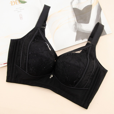 绯格贝缇大胸显小无钢圈文胸