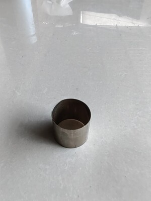 笛子配件，铜套，DIY笛子箫配件，单插白铜外套