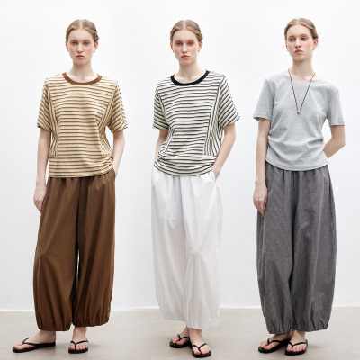 多着哪吒灯笼裤天丝棉松紧腰