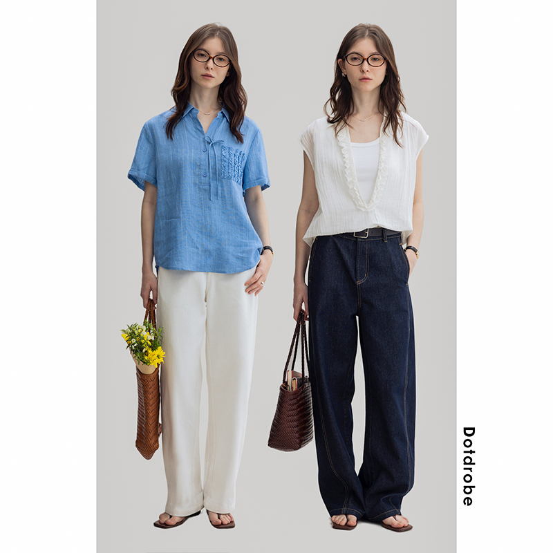 多着显瘦遮肉弯刀牛仔裤薄款