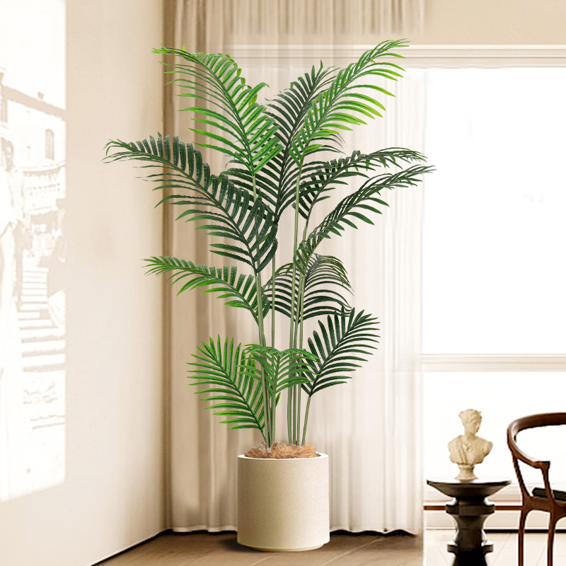 仿真绿植散尾葵室内客厅盆栽大型仿生植物沙发电视柜装饰树摆件