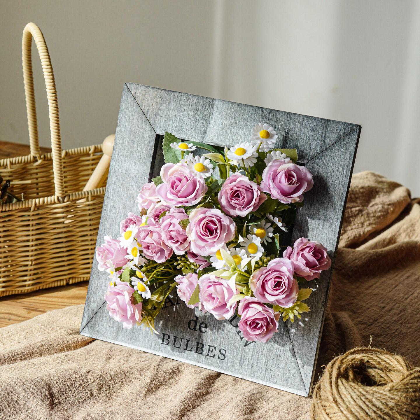 简约复古实木花器创意花盆