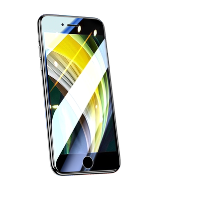 适用苹果se2钢化膜全屏无白边