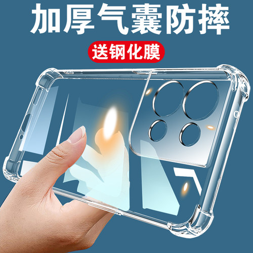 适用oppo系列透明手机壳气囊防摔