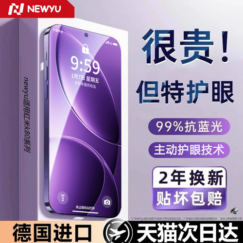 Newyu适用红米系列AR抗反射护眼