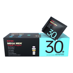 那英推荐GNC健安喜男士营养包升级版益生菌精氨酸护肝护眼维生素