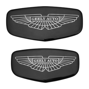 专用于吉利车标改装装饰黑色博越远景X3缤瑞金刚帝豪GLGS汽车爆改