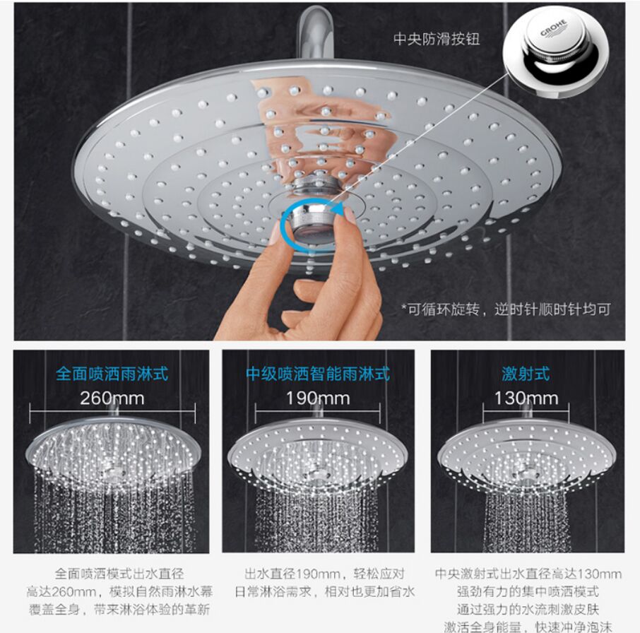 德国高仪原装进口维达利头顶花洒