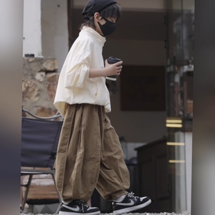 百搭休闲裤 2025春秋季 时尚 卫衣复古宽松日系韩版 亲子新款