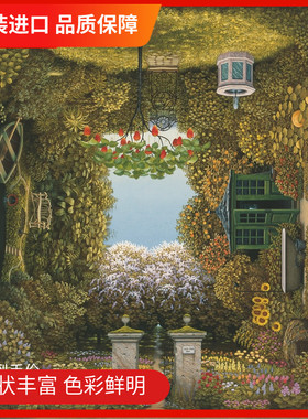 现货AKEY 密匙拼图1000片 旋转系列jacek yarka园丁花园