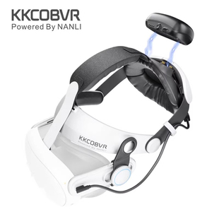 KKCOBVR Q3PRO适用于Quest3头戴带配件磁吸充电电池精英头戴光环