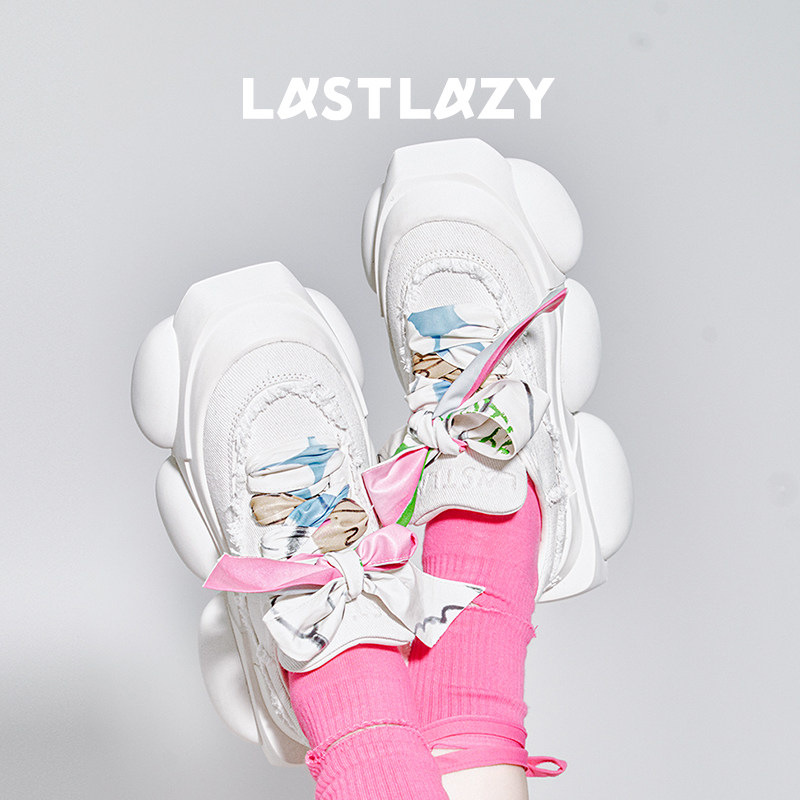 【杨超越孟子义同款】LAST LAZY POP100 白 车轮鞋