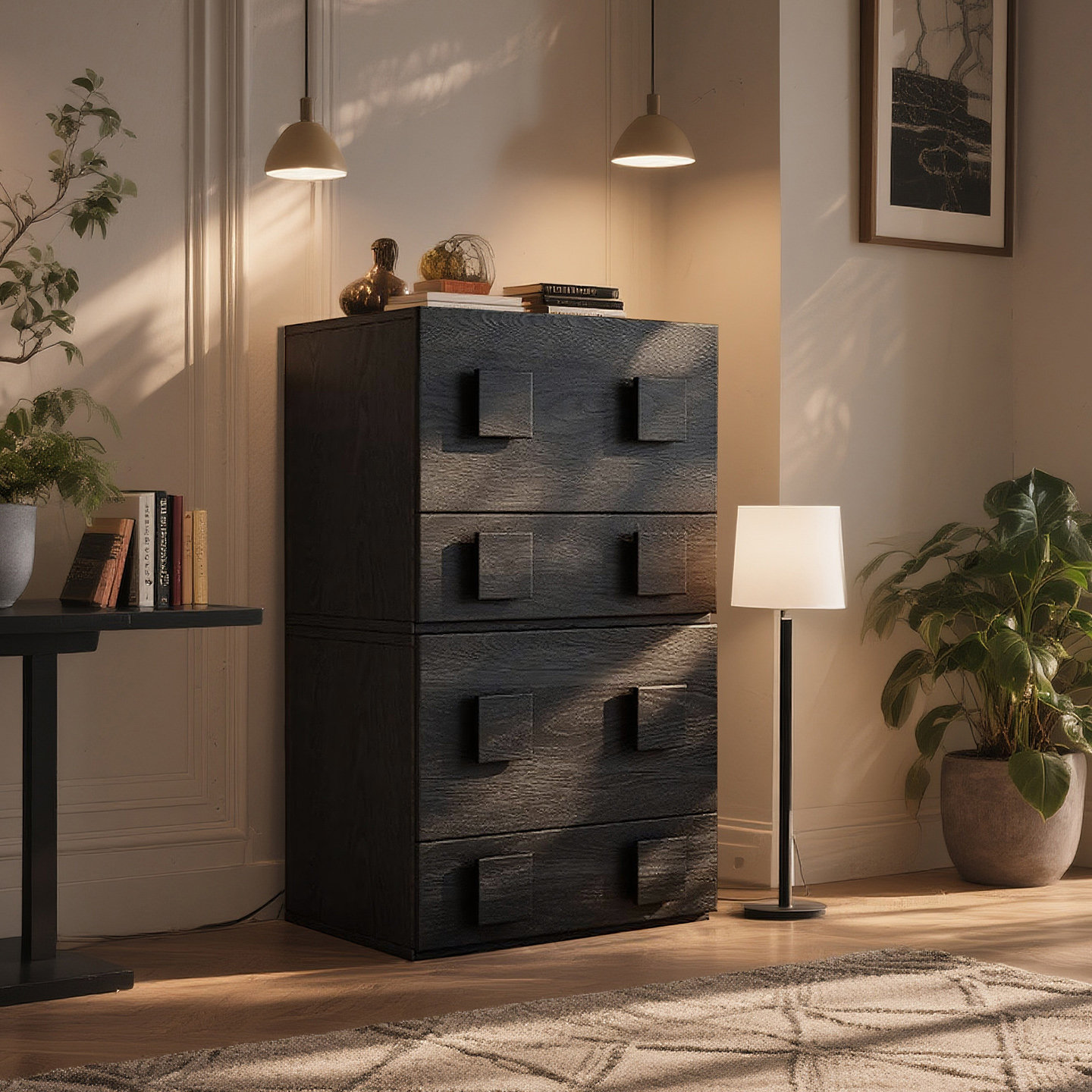 中古风卡门电视柜客厅实木斗柜