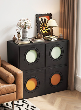 实木创意组合斗柜青天红日柜家用客厅卧室玄关电视柜储物柜餐边柜