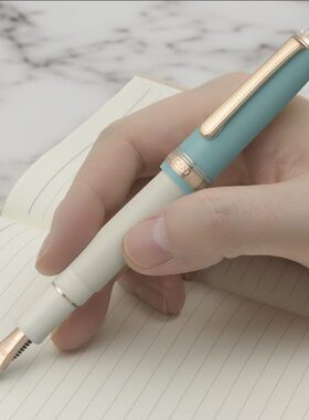 日本白金Platimum3776钢笔蓝鸟套装14K金尖笔PNB-43000A限量礼品