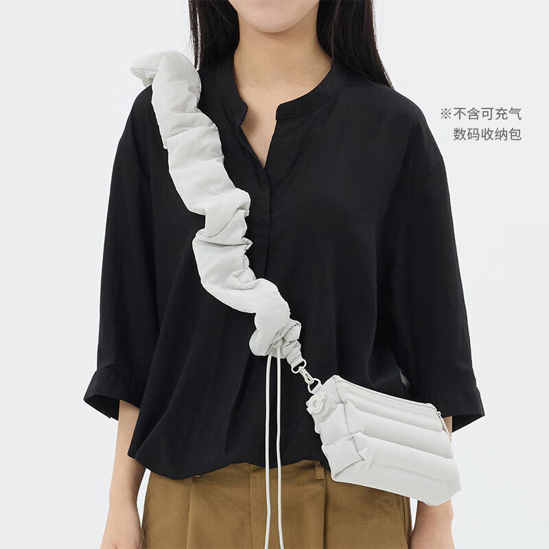 无印良品MUJI宽版手机挂绳肩带图片