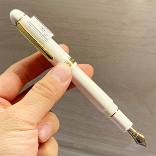 PNB 15000 钢笔世纪 日本Platinum白金3776城堡白桂冠绿大型14K金