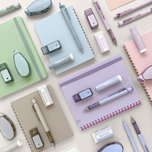 TOMBOW蜻蜓MONO自动铅笔ASH COLOR限定摇摇出铅修正带橡皮中油笔