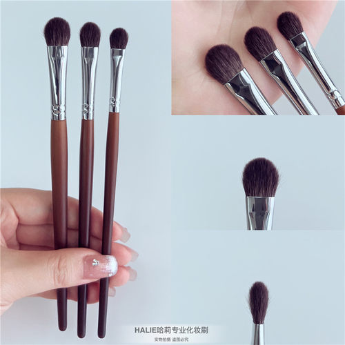 动物毛系列扁头细光峰眼部眼影刷