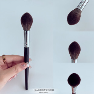 巨软巨好用!HALIE火苗头腮红刷圆头修容刷化妆刷点彩刷软毛