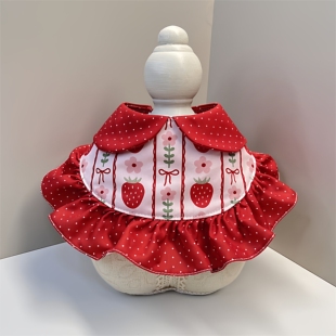 JINGHUAN原创可爱猫咪围脖围兜宠物围巾配饰小狗口水巾生日装 饰