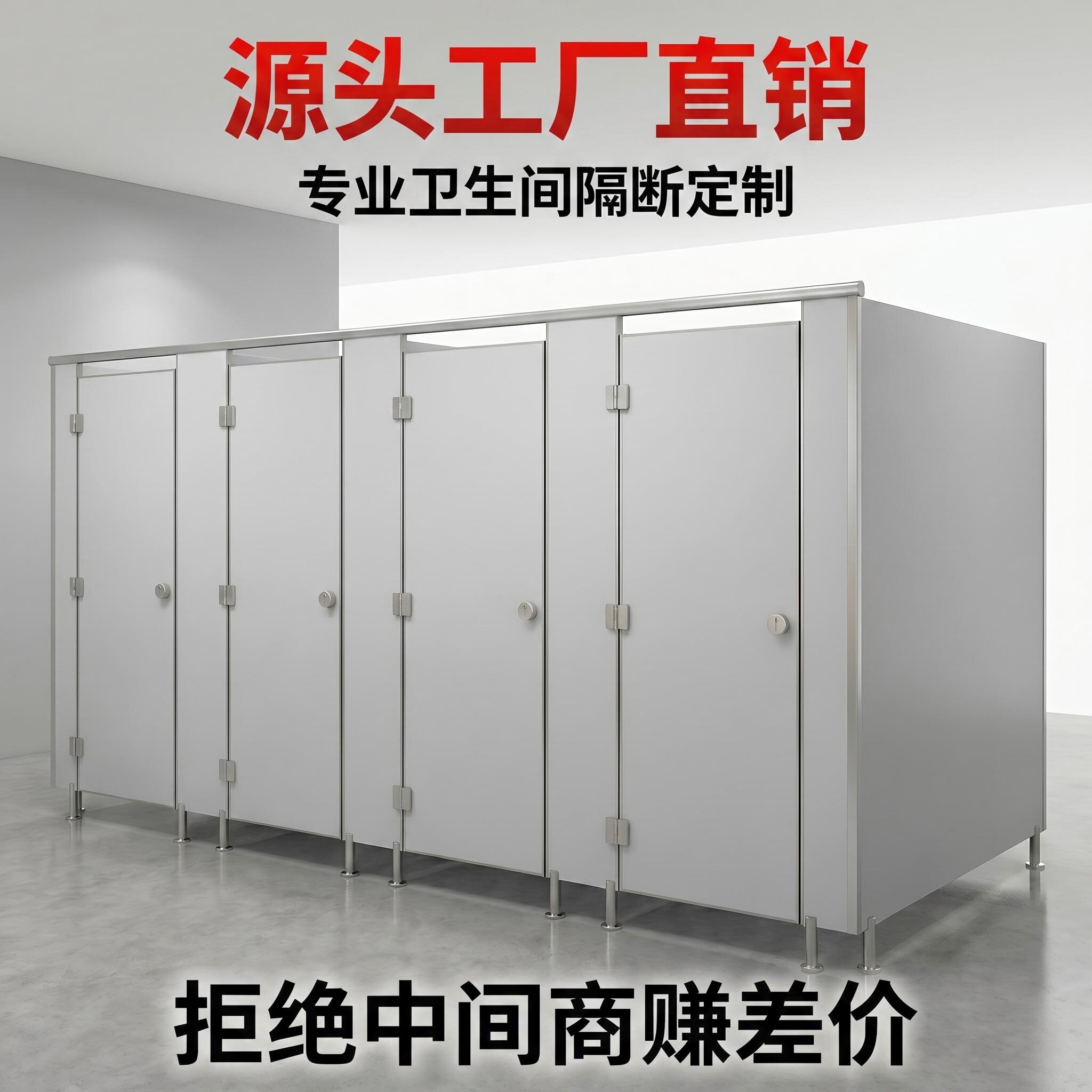 公共卫生间隔断板洗手间厕所隔断板学校公厕抗倍特板防水隔板挡板