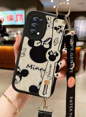 米奇小羊皮适用opporeno6手机壳opρoreno5pro新款0pporeno4opp0ren02女opreno3reon5k opop8poop7oppi6oppe