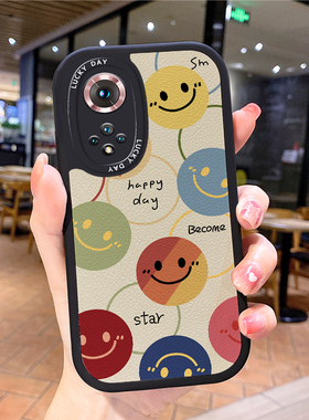 笑脸小羊皮适用华为nova9pro手机壳nvoa8novα新款mova男noⅴa7se女novo noⅴα hinova nave套no9nva10nora