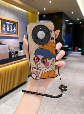 适用华为mate60pro手机壳met新款mαte50mare60美特60meite50nate男ma女款防摔mater50挂绳meat潮牌maye50e