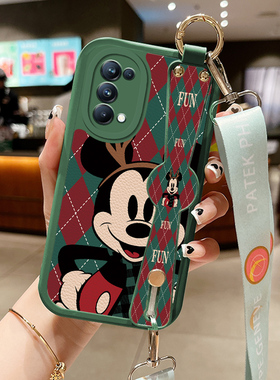 米奇小羊皮适用opporeno6手机壳opρoreno5pro新款0pporeno4opp0ren02女opreno3reon5k opop poop oppi oppe