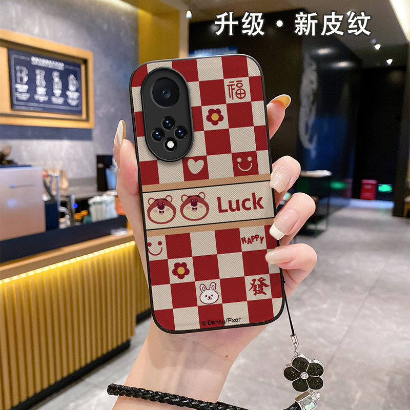 硅胶皮纹华为全包边简约时尚卡通