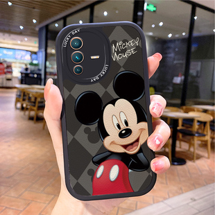 米奇小羊皮适用vivos6手机壳女新款 s1pro防摔vos男vovis1套vovos网红viv0全包vivs米奇vivov外壳por潮