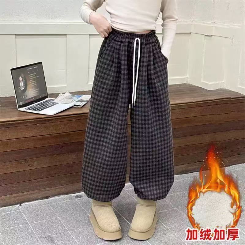 2025男女童加绒裤子儿童秋冬裤子