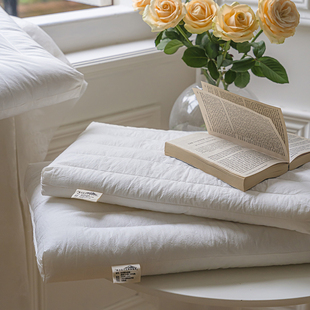 60支A类全棉超薄低枕平枕矮软护颈椎助眠枕头枕芯儿童学生单人枕