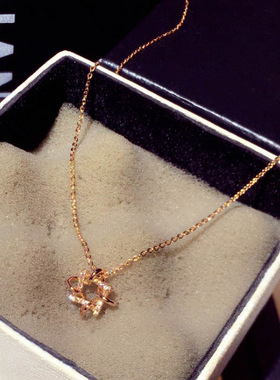 小众环绕星夜项链女轻奢高级感