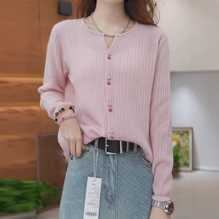 时尚修身百搭气质针织衫