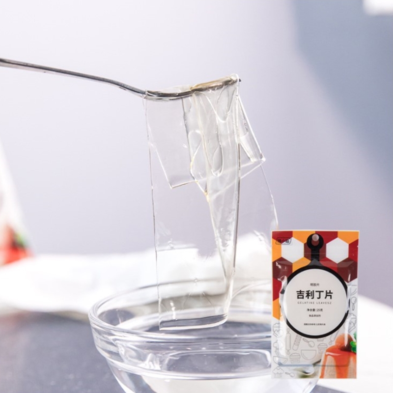 吉利丁片食用明胶慕斯蛋糕材料果冻布丁