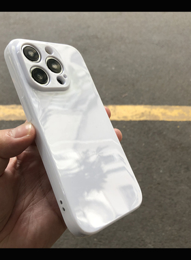 小众简约高级感白色适用华为Nova11手机壳10se软9硅胶荣耀80亮面70光滑P60ART情侣Mate50E男X40女生款V30/20s