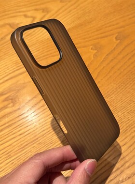 ins质感透黑色瓦楞纹PP壳适用小米15手机壳13简约14/15Ultta高级感红米K80全包亲肤K70男女款Turbo4Pro保护套