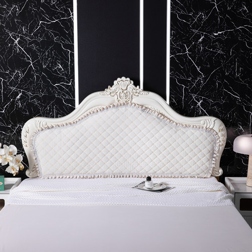 定做雪尼尔床头套罩不规则加厚