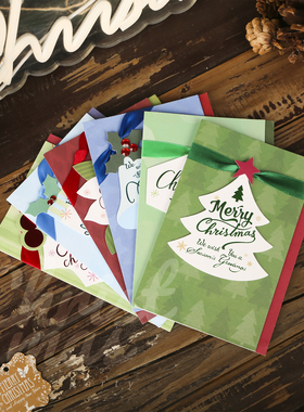 B英文圣诞贺卡耶诞节爱尔兰卡片祝福卡片圣诞节Christmas cards