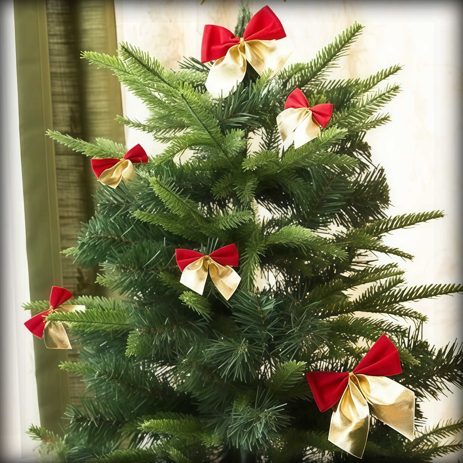 小蝴蝶结圣诞树挂饰礼物包装布置