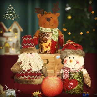 圣诞节苹果盒苹果袋耶诞节糖果罐袋子平安夜礼物袋儿童平安果耶诞