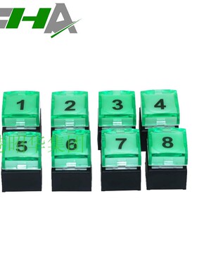 昭华水晶按钮开关,15*15水晶按钮开关 绿色带灯水晶按键开关