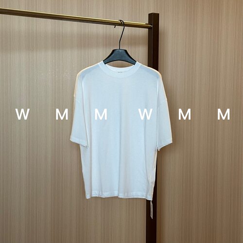 WMM极简白色圆领短袖T恤女新款休闲百搭韩版时尚气质舒适显瘦上衣