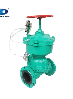 G6K41J-10 气动衬胶隔膜阀 常开式气动隔膜阀DN20 25 32 40 50